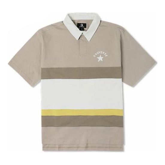 

Рубашка поло colorblock logo polo shirt 'beige' Converse, бежевый