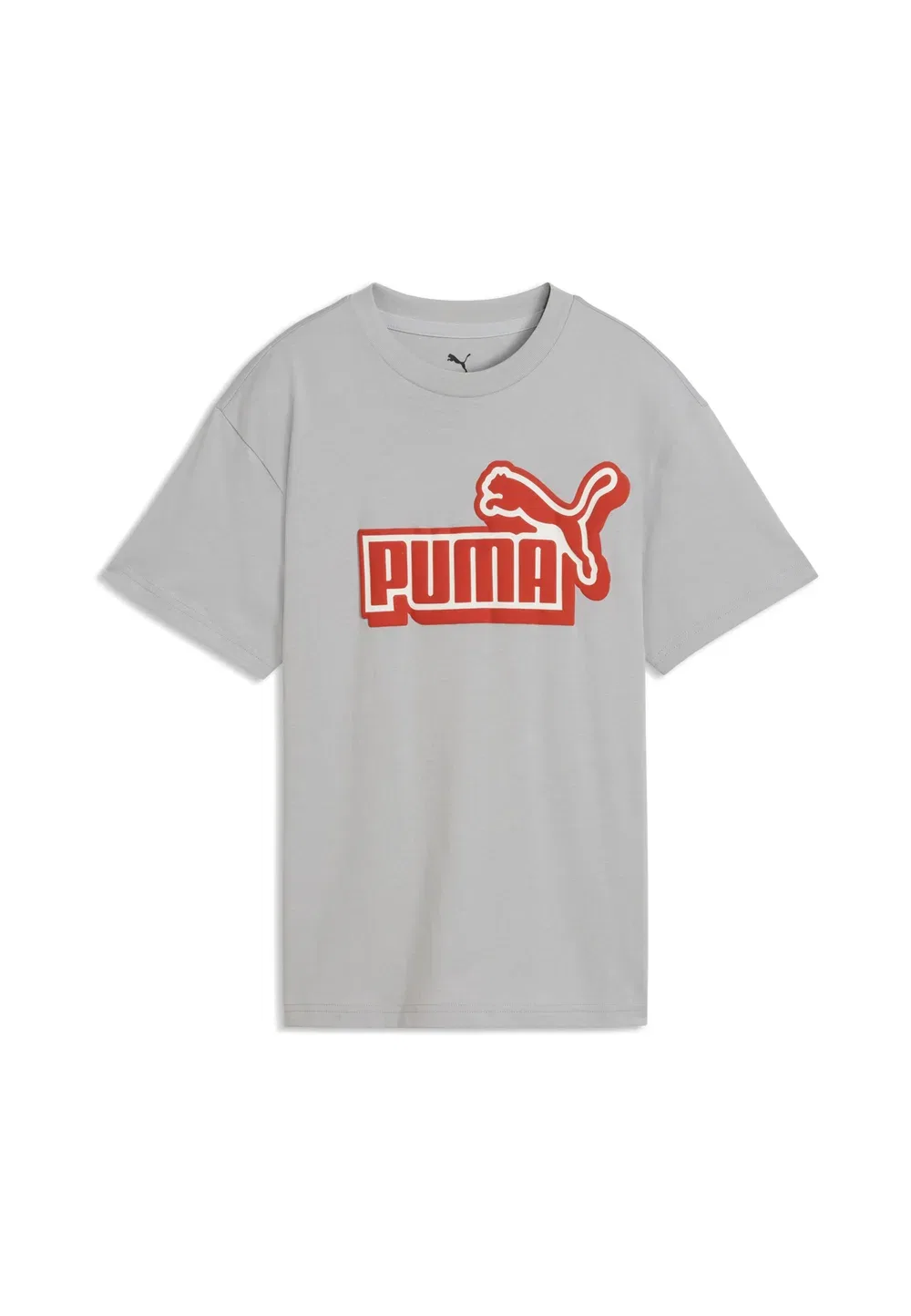 Футболка Essentials Logo Lab с графическим принтом в свободном стиле Puma, Gray Echo — фото 4