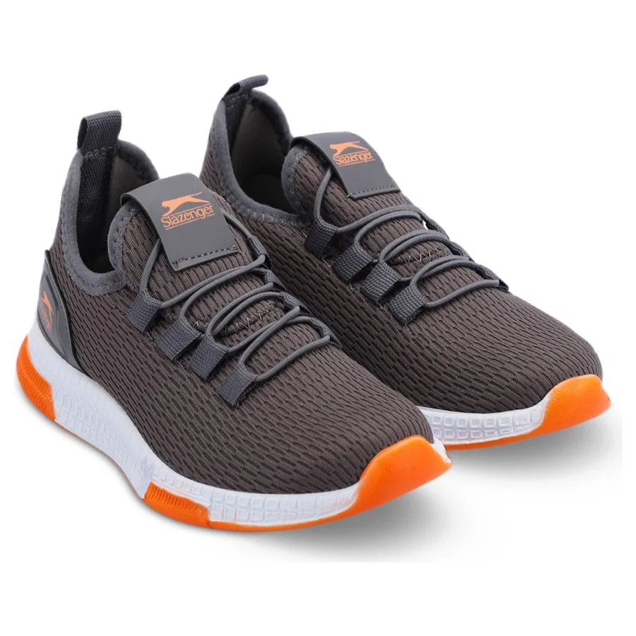Детские кроссовки Slazenger ABENA I, Koyu Gri / Turuncu, Белый — фото 2