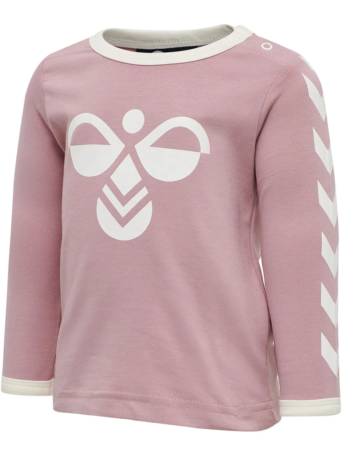 Детская футболка с длинным рукавом Hmlflipper Hummel, Роза Bonbonrosa — фото 2