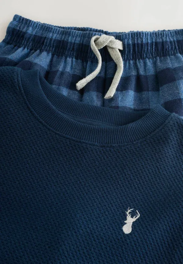 Комплект пижамы из хлопка Next Navy Blue, темно-синий — фото 2