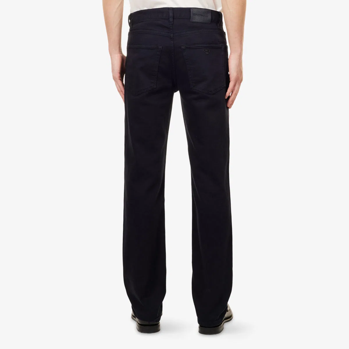 Джинсы прямого кроя из эластичного денима Emporio Armani — фото 4