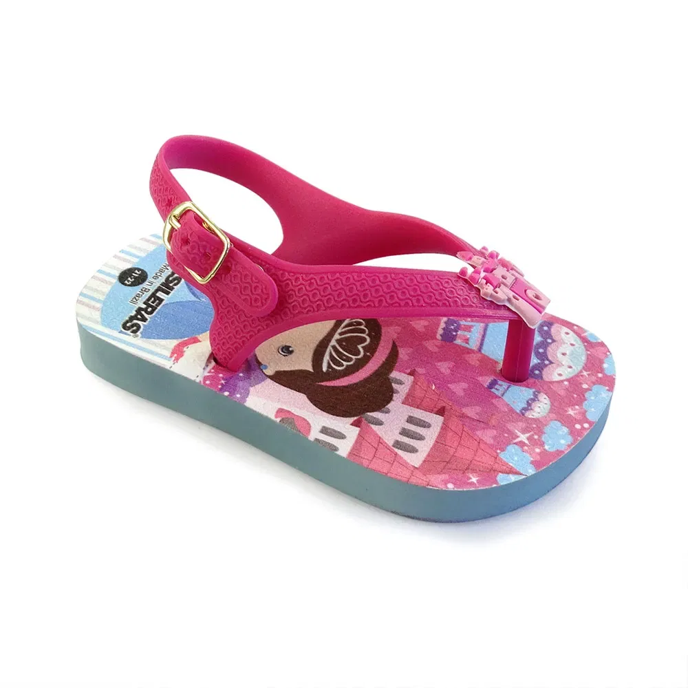 Детские вьетнамки с принтом Printed 20 Miss Little Brasileras, Pink