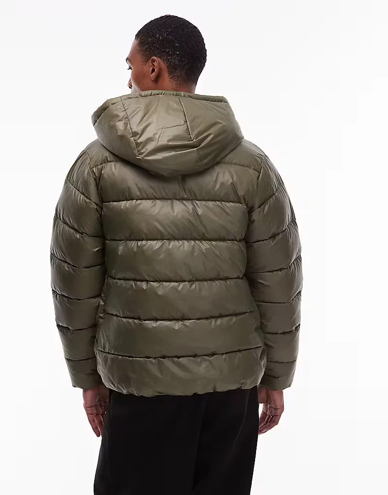 Пуховая куртка Adidas Originals, хаки — фото 3