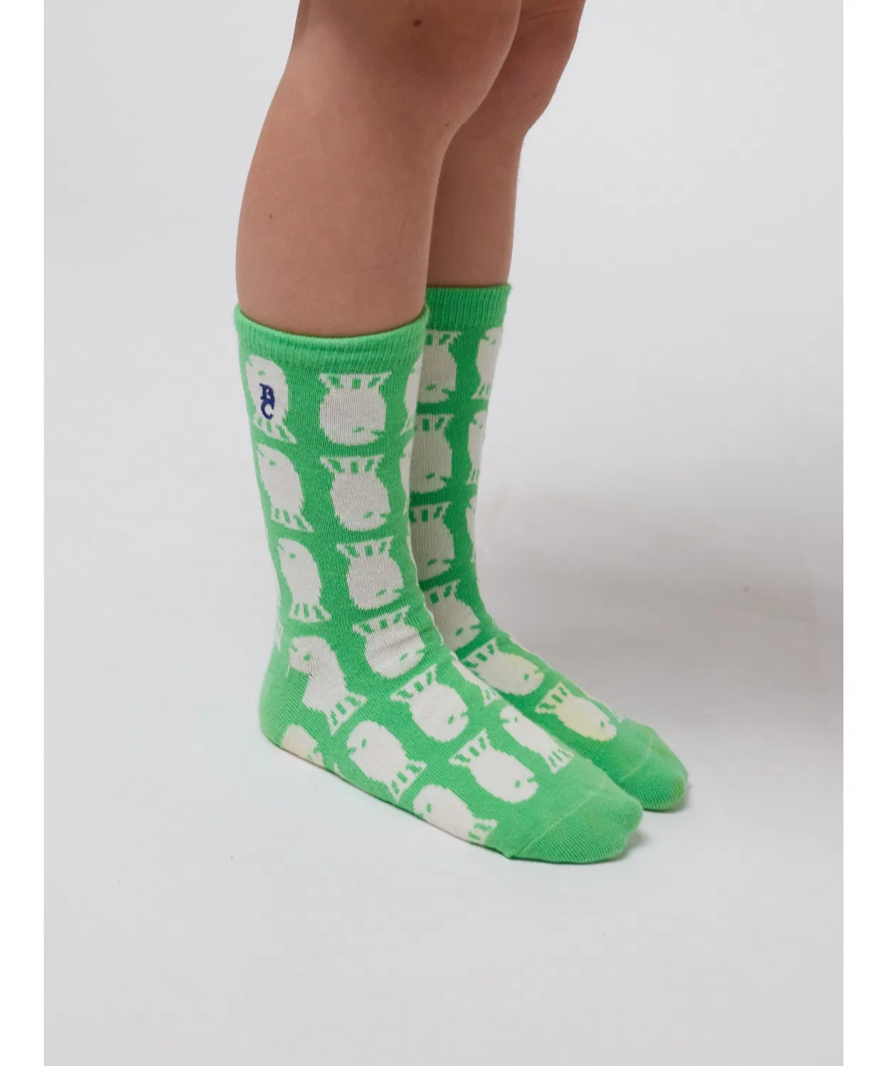 Детские носки с принтом Lucky Fish all over BOBO CHOSES, Light Green — фото 2
