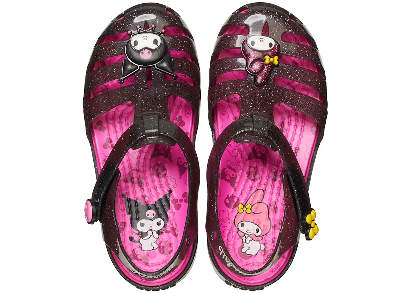 Детские сандалии с принтом Hello Kitty and Friends My Melody and Kuromi Crocs, Multi — фото 2