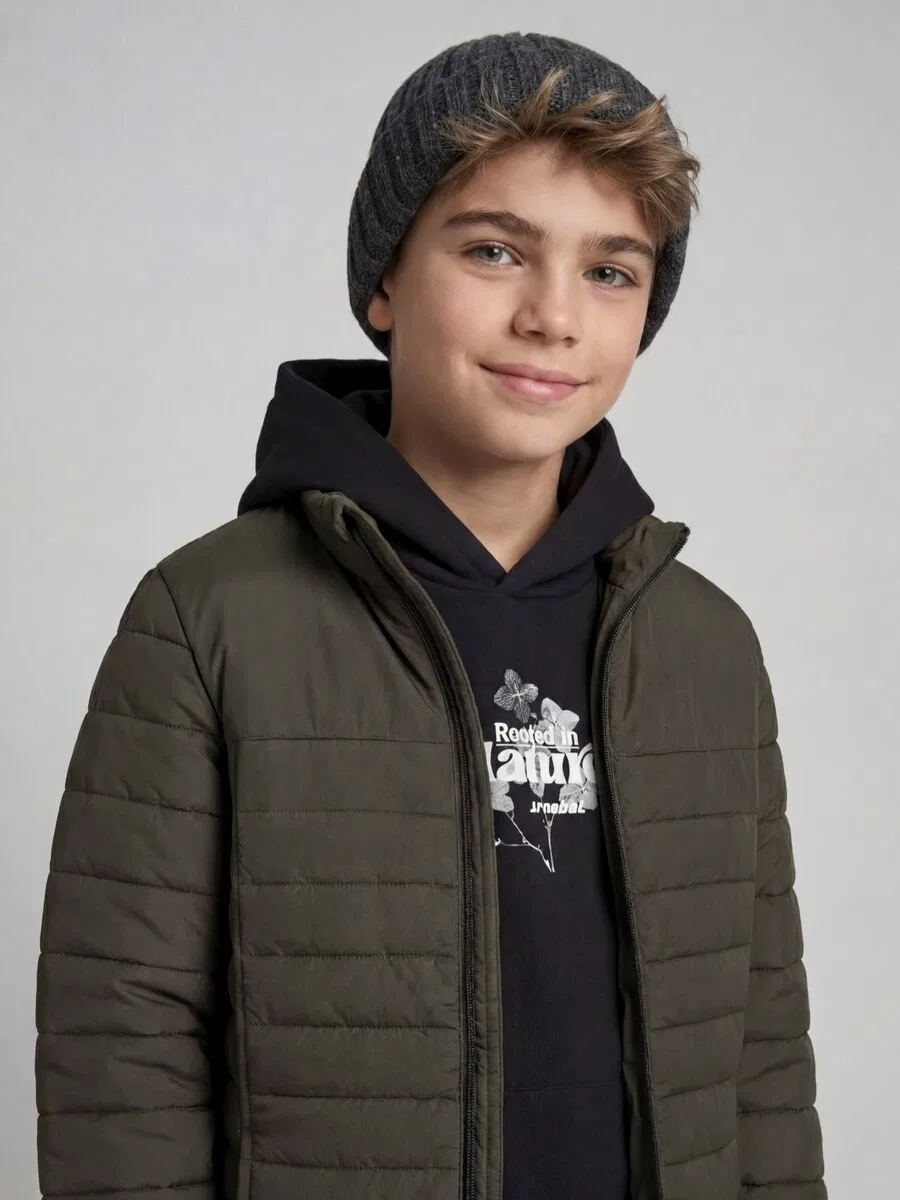 Куртка JJ Rebel Between-Season Jacket 'JREBCOAST' оливкового цвета — фото 4