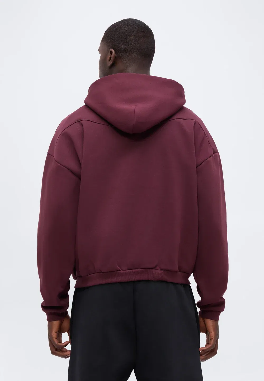 Стандартная модель - толстовка Nike Performance, Burgundy Crush/Pale Ivory — фото 3
