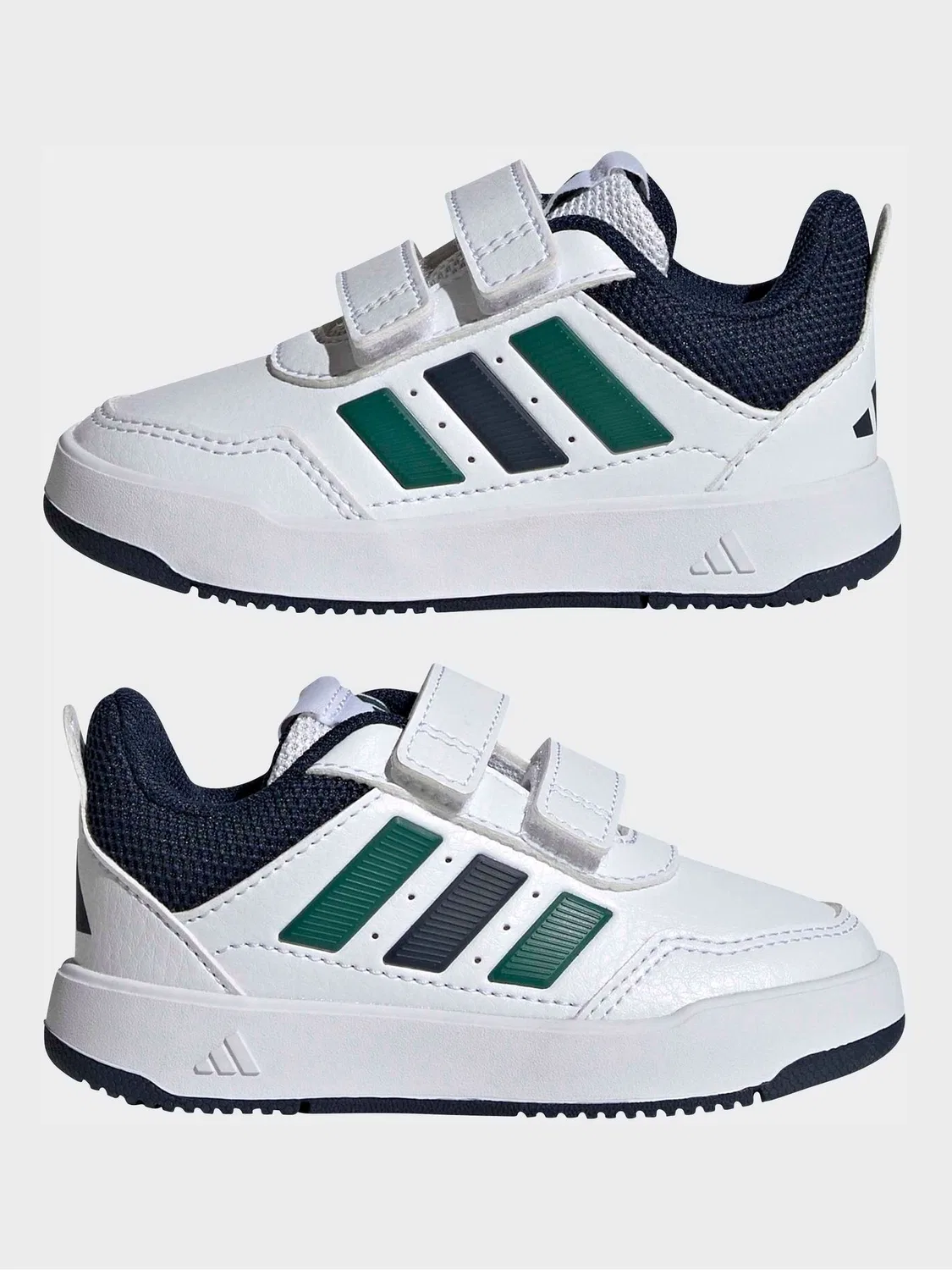 Кроссовки детские Tensaur Sport 3.0 adidas, бело-зеленые — фото 2