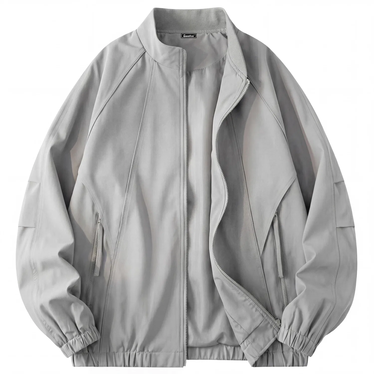 Детская куртка с воротником-стойкой Unisex Stand Collar Moderate, GWAF, Cloud Frost White
