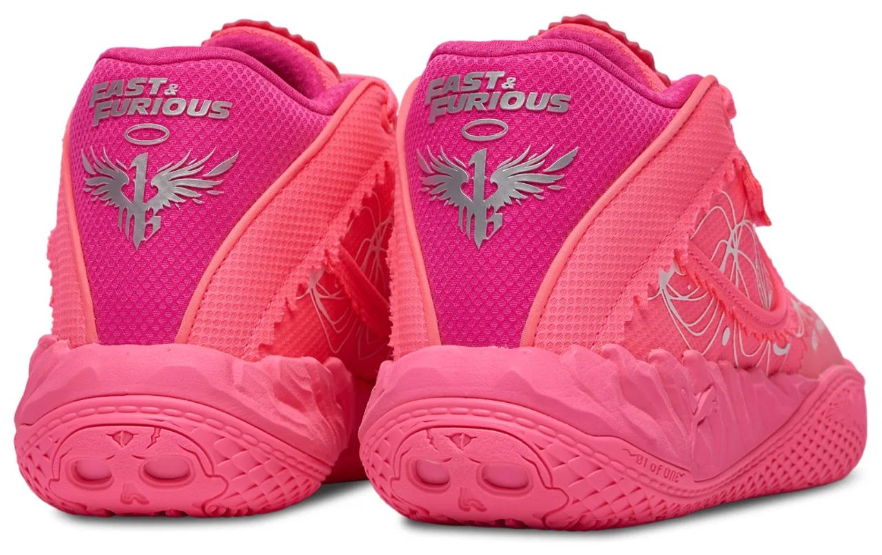 Кроссовки для мальчиков MB.05 Fast & Furious Miami PUMA, цвет Magic Rose/Garnet Rose — фото 3