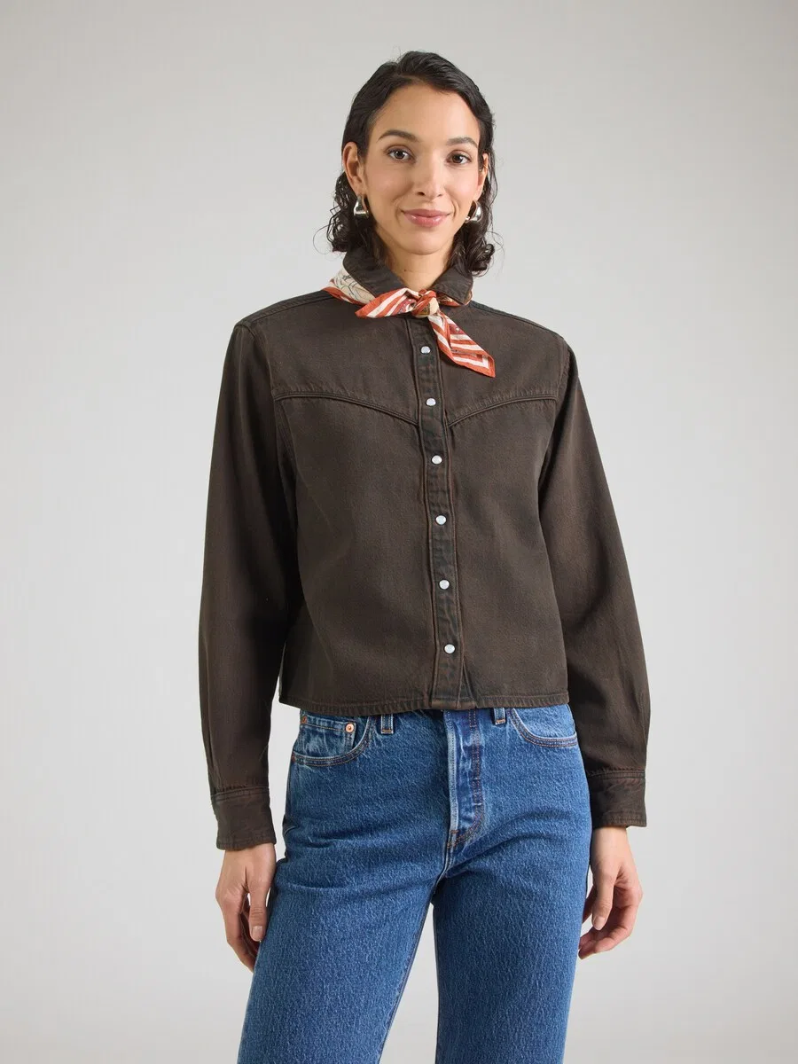 Куртка LEVI'S Between-Season 'LOGAN' шоколадного цвета — фото 2