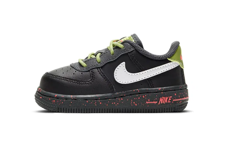Детские кроссовки с низким верхом Air Force 1 Low top, Nike, Black Green