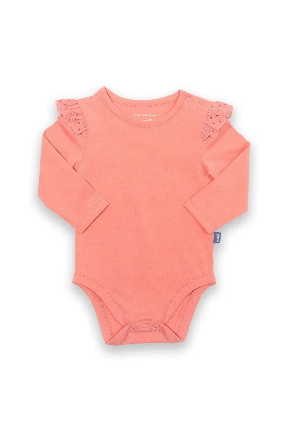 Детский боди с вышивкой Baby Broderie Kite, Pink