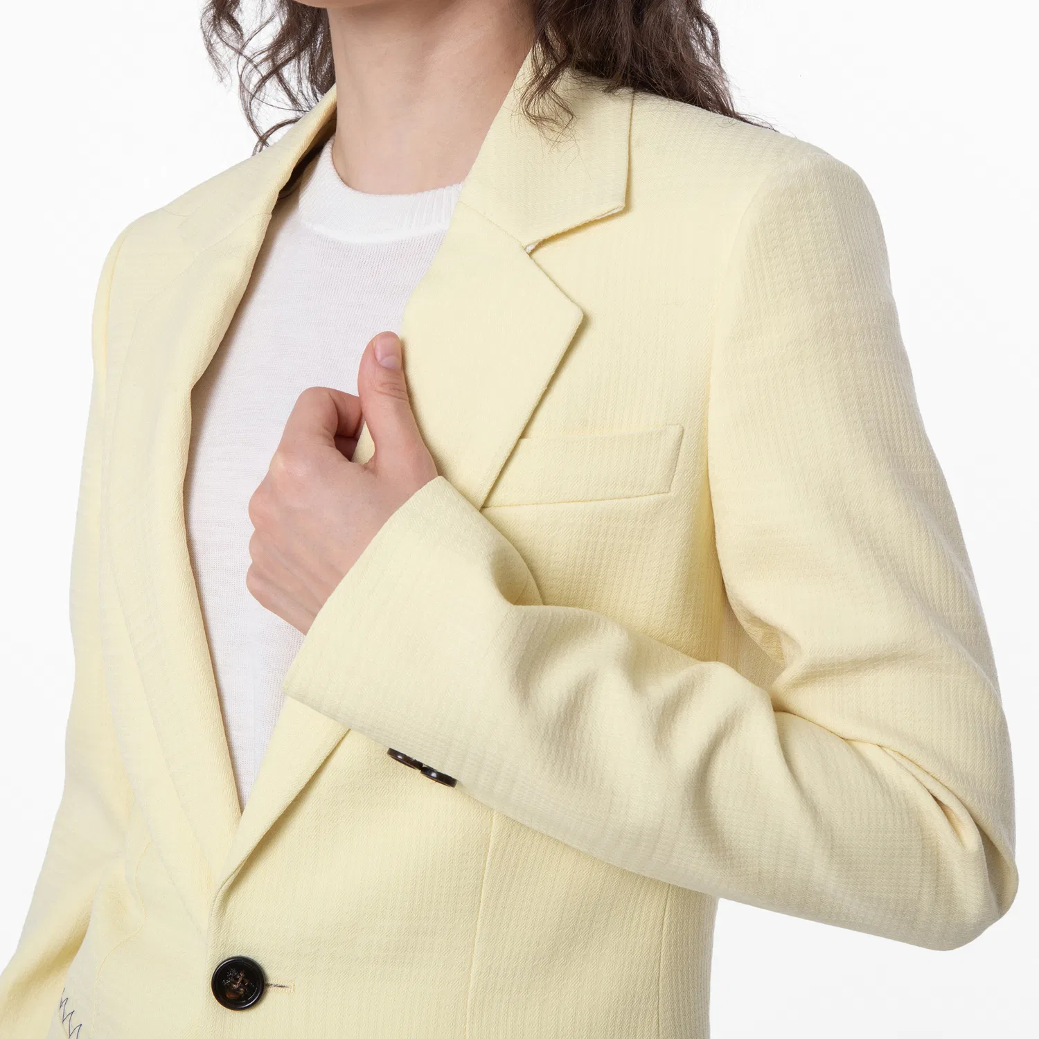 Жакет приталенный Sherbet Tailored Blazer Jacket Burberry, Sherbet — фото 2