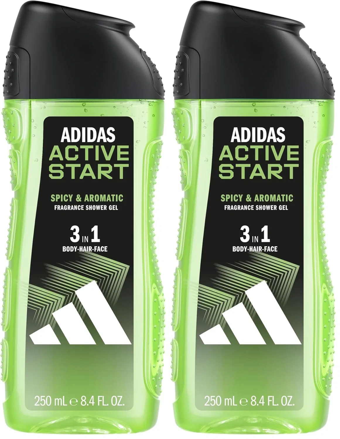 Adidas 3-в-1 гель для душа для него, набор 2 шт, 500 мл, Aquatic Chord