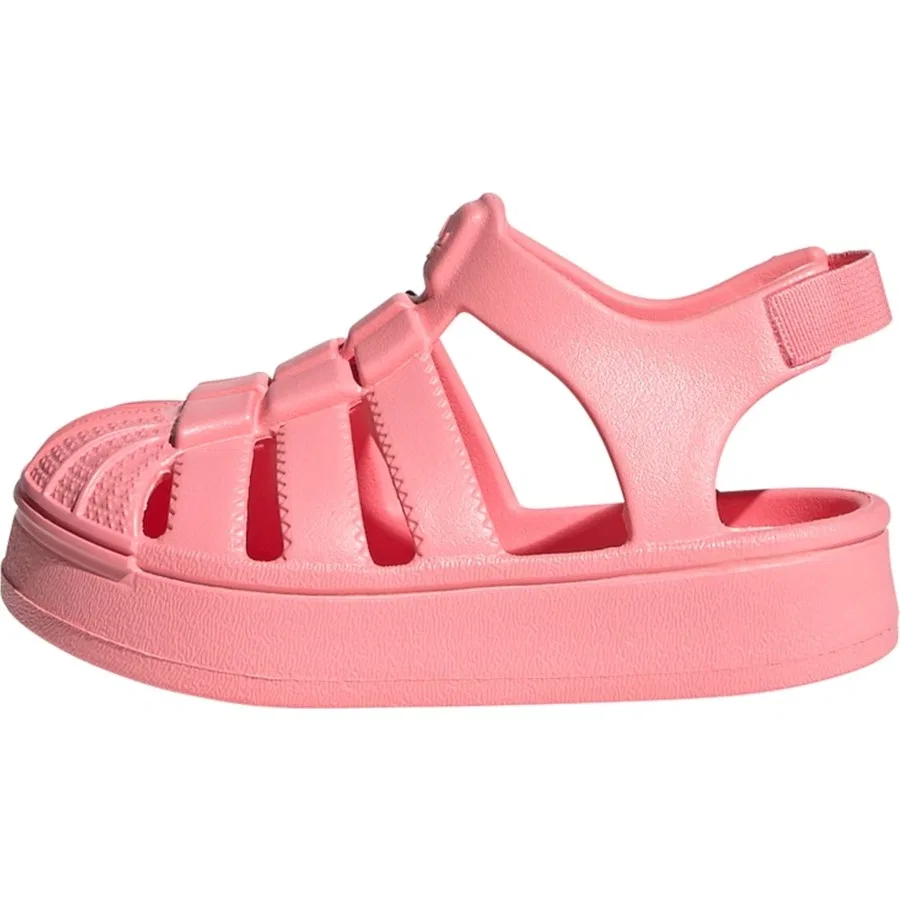 Детские сандалии Superstar Sandals Kids adidas, Розовый — фото 2