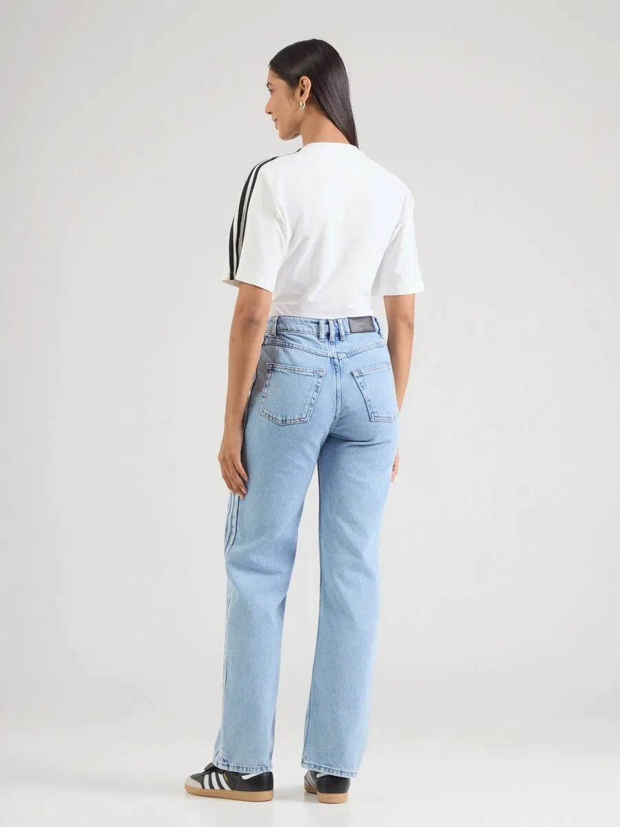 Джинсы ADIDAS ORIGINALS Regular Jeans 'FB' синего цвета — фото 4