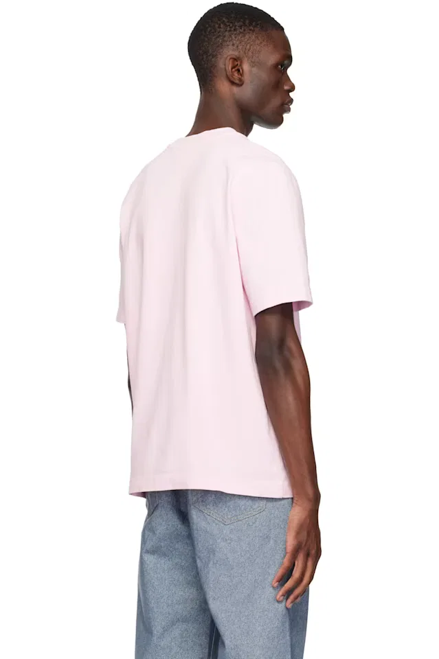 Розовая футболка The Gros Grain Jacquemus — фото 3