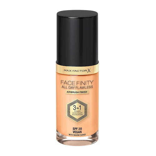 

Тональный крем для лица, теплый песок 70, SPF 20, 30 мл Max Factor, Facefinity All Day Flawless 3in1 Flexi-Hold