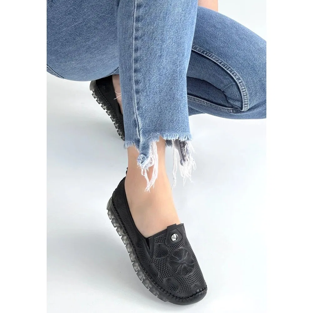 Детские спортивные кроссовки кожаные Rinna Siyah Deri Spor Ayakkabı Beruflic — фото 2