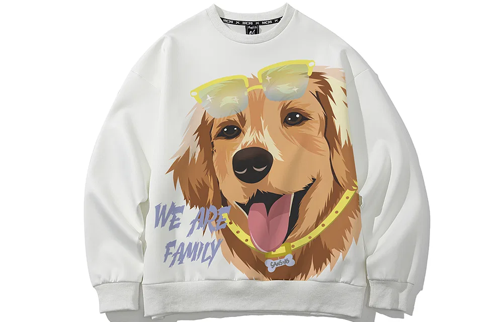 Детский свитшот унисекс с круглым вырезом, хлопковый, Sweatshirts Unisex Crew Neck Moderate Regular, SANSYAS