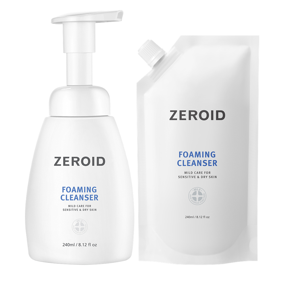 Набор очищающей пенки для умывания Zeroid Foaming Cleanser, 240 мл + 240 мл