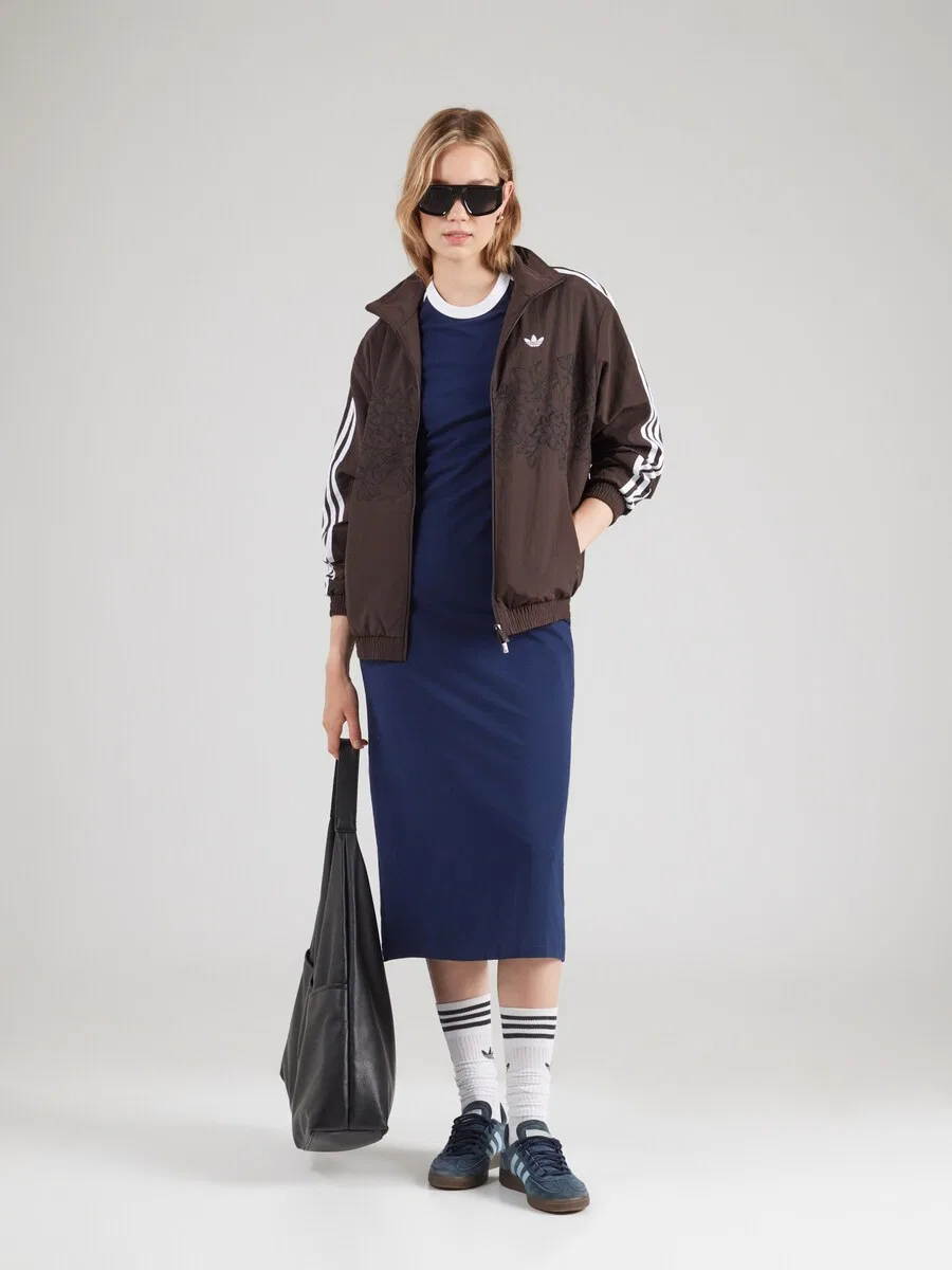 Платье ADIDAS ORIGINALS синего цвета — фото 4