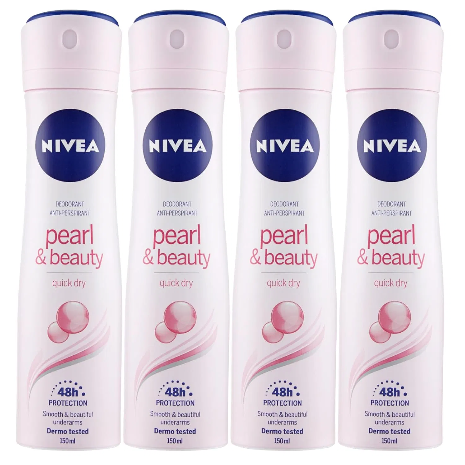 Дезодорант-антиперспирант NIVEA Pearl & Beauty, набор 4х150 мл