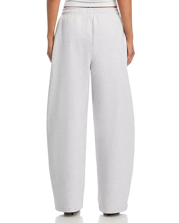 Женские свободные брюки с принтом Alexander Wang, Light Heather — фото 3