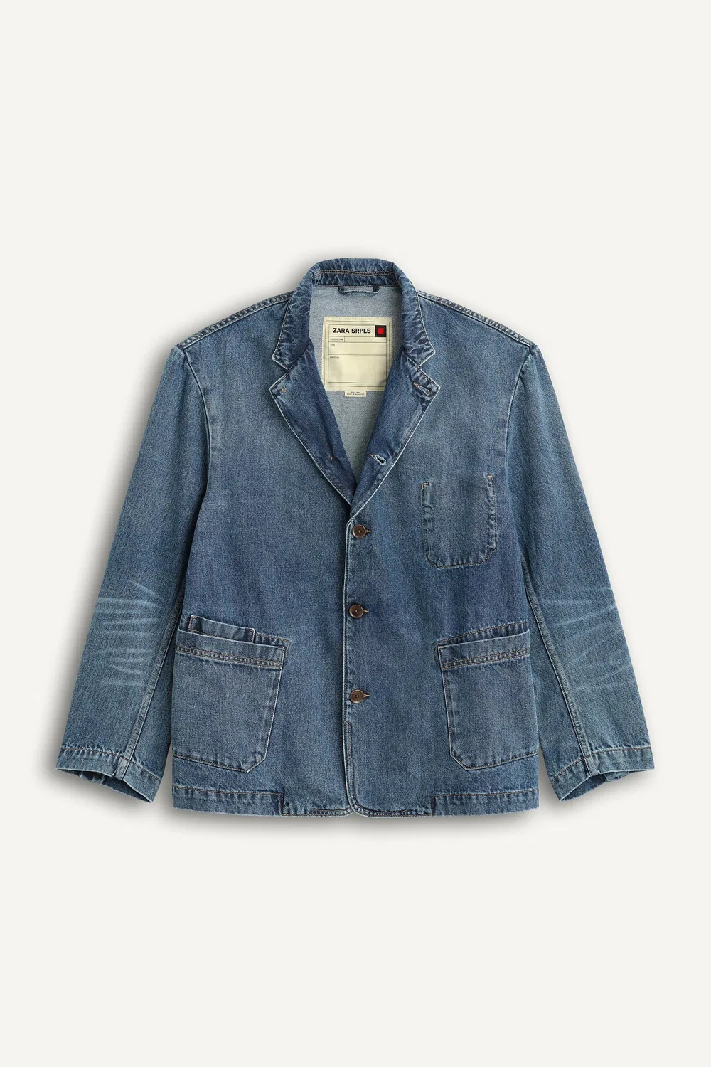 Блейзер DNM ZARA, Mid-blue — фото 4