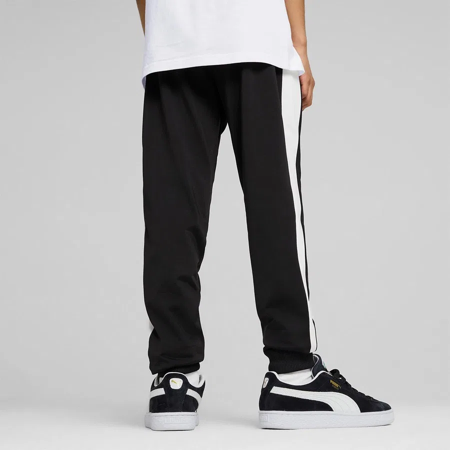 Спортивные брюки с фирменными полосами Puma T7 Always On, Черный — фото 2