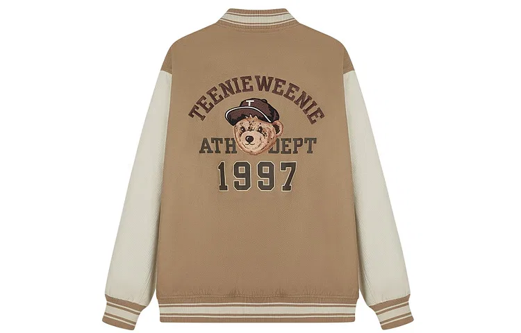 Детская бейсбольная куртка с принтом Evergreen Collection Teenie Weenie Men, Navy Blue — фото 4