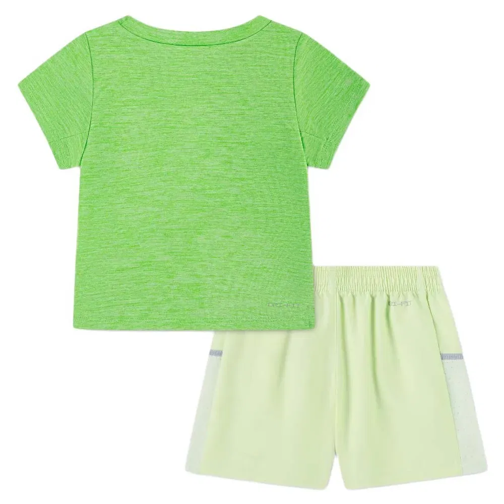 Комплект футболка и брюки Dri Fit Miler Nike, зеленый — фото 2