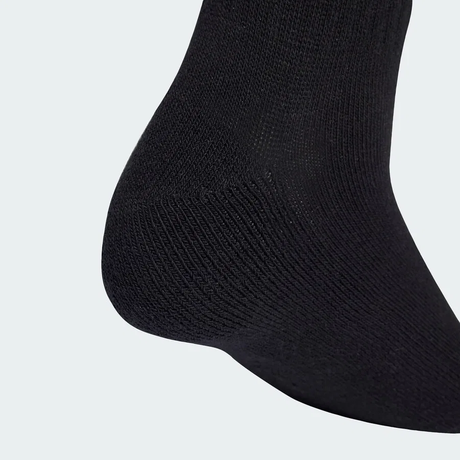 Спортивные носки ADIDAS PERFORMANCE 'LINEAR CUSHIONED CREW SOCK 10 PAIR PACK' черного цвета — фото 3