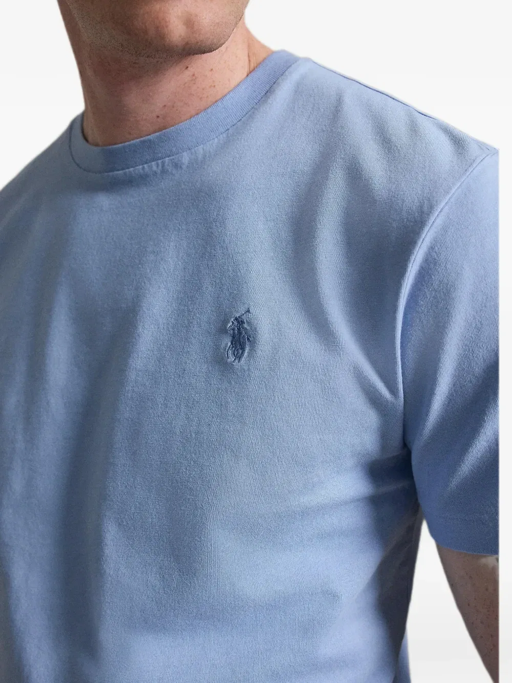 Трикотажная футболка с круглым вырезом Polo Ralph Lauren, синий — фото 4