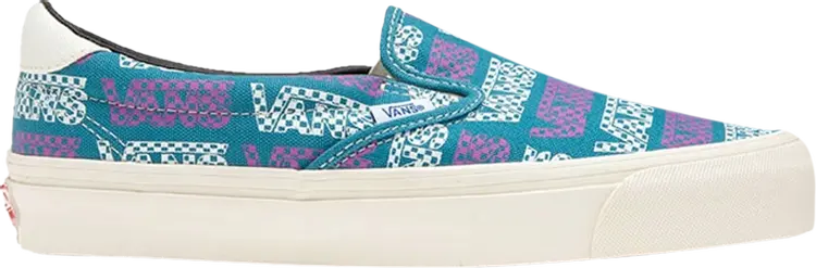 

Кеды Vans OG Slip-On 59 LX Logo Checkerboard - Larkspur, синий