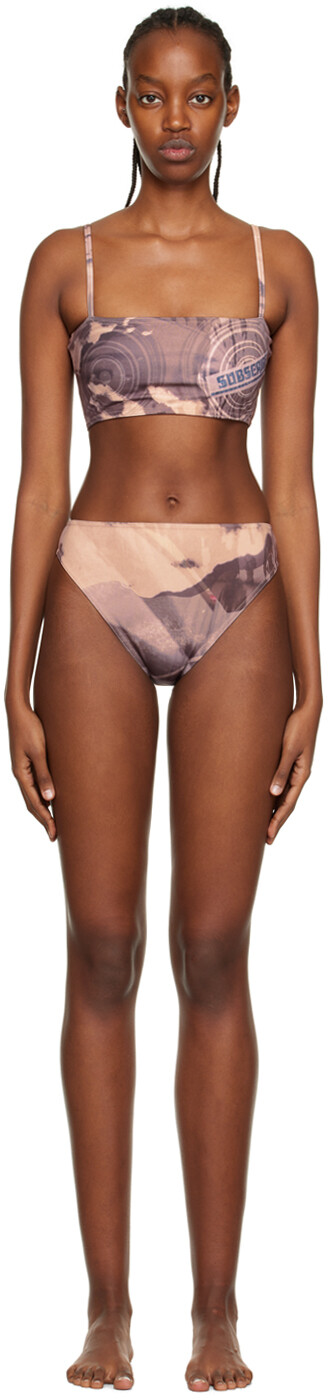 

Эксклюзивный коричневый комплект бикини SSENSE Capsule ELLISS