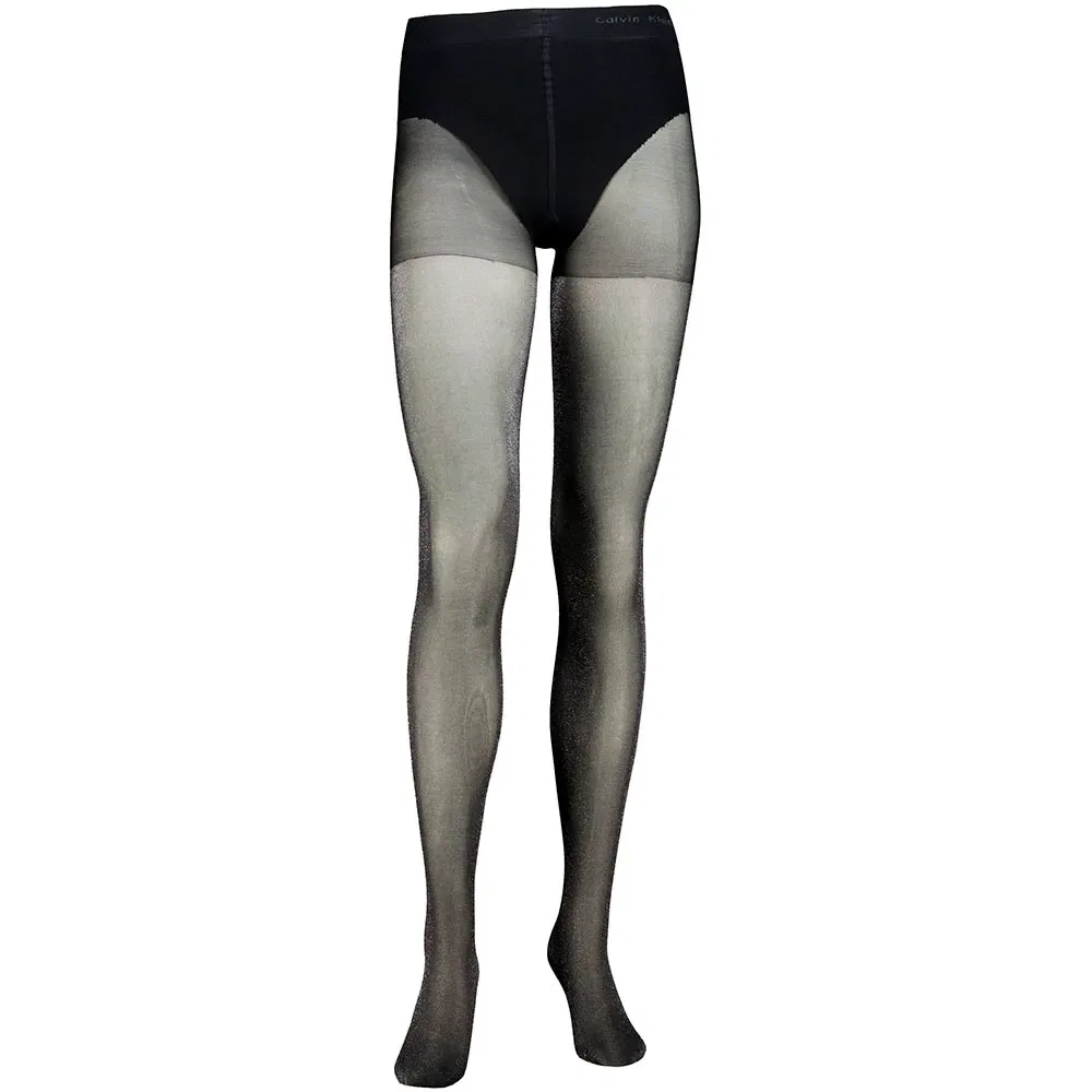 Женские корректирующие колготки с контрольными панелями Calvin klein, Black