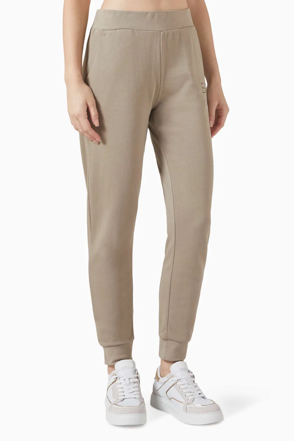 Брюки узкие с логотипом Emporio Armani
