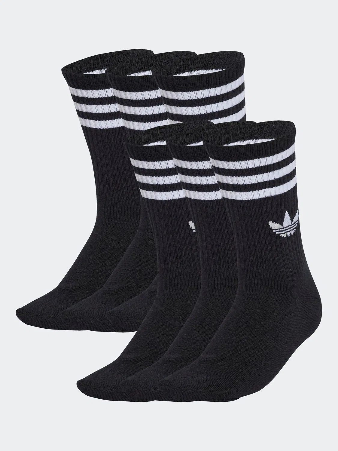 Носки, 6 пар, повседневные, adidas Originals, черный