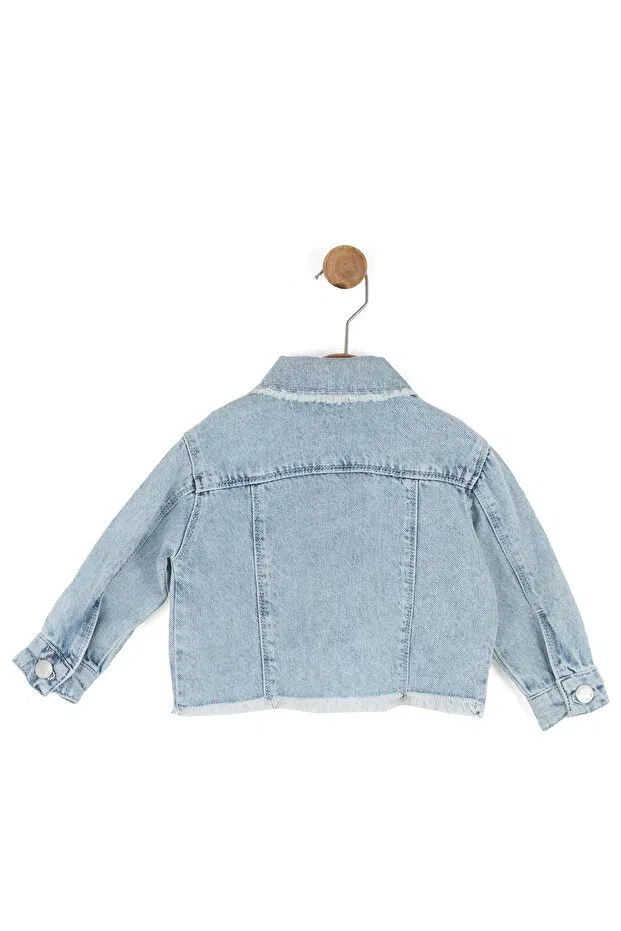 Детский жакет для девочек с принтом Petite jacket Nk Tekstil, Blue — фото 3
