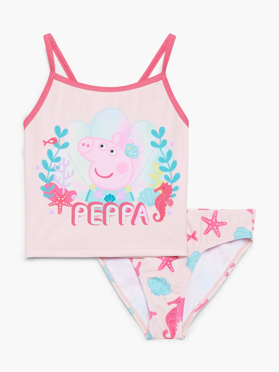 Детский спортивный купальник Peppa Pig, цвет Rose Gold