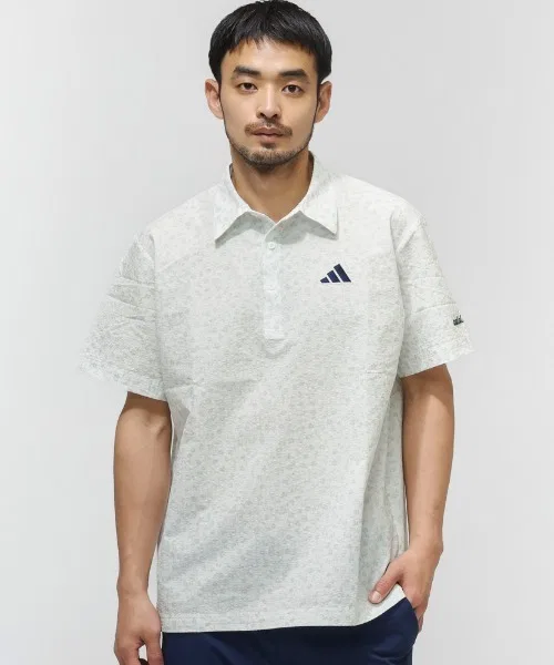 Мужская футболка с принтом Micro Floral Print SS Shirt Adidas, Белый