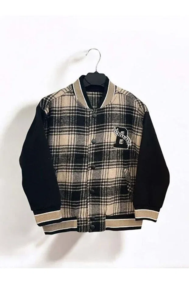 Детское пальто для девочек с длинным рукавом Zekids, Black