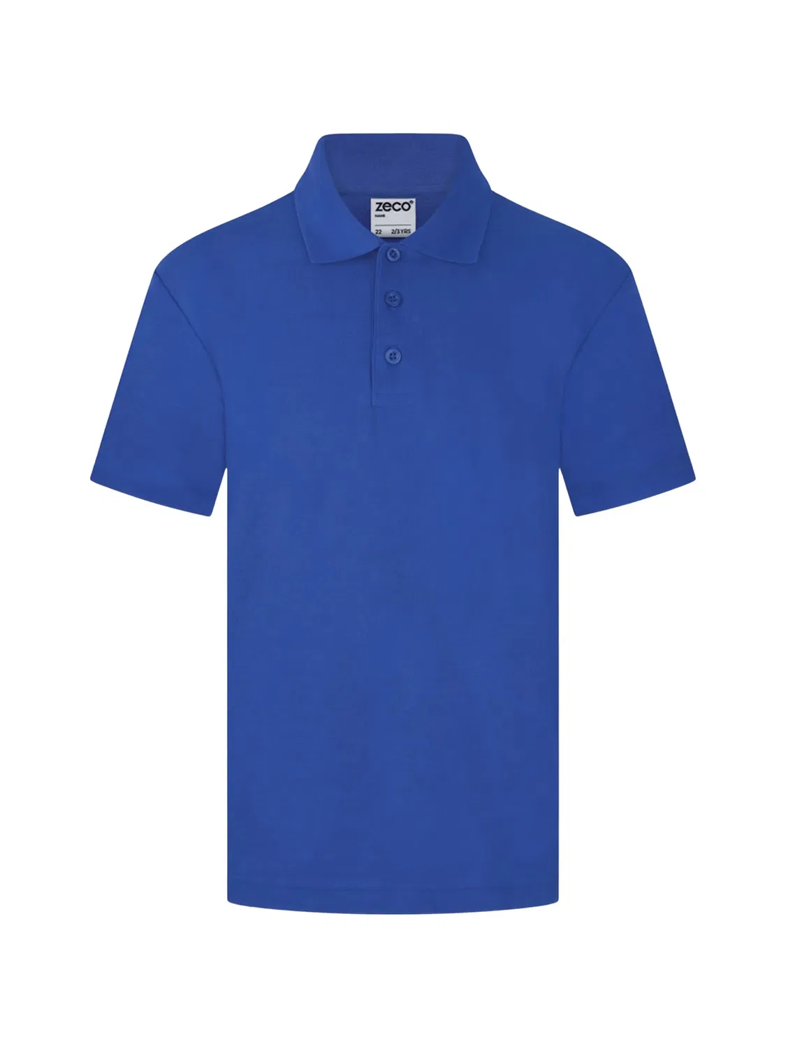 Рубашка поло с короткими рукавами Zeco Schoolwear Kids, синий
