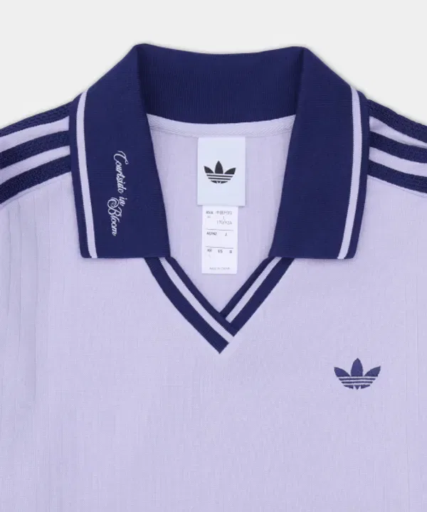 Футболка поло с длинным рукавом, Adidas, серебристый — фото 3