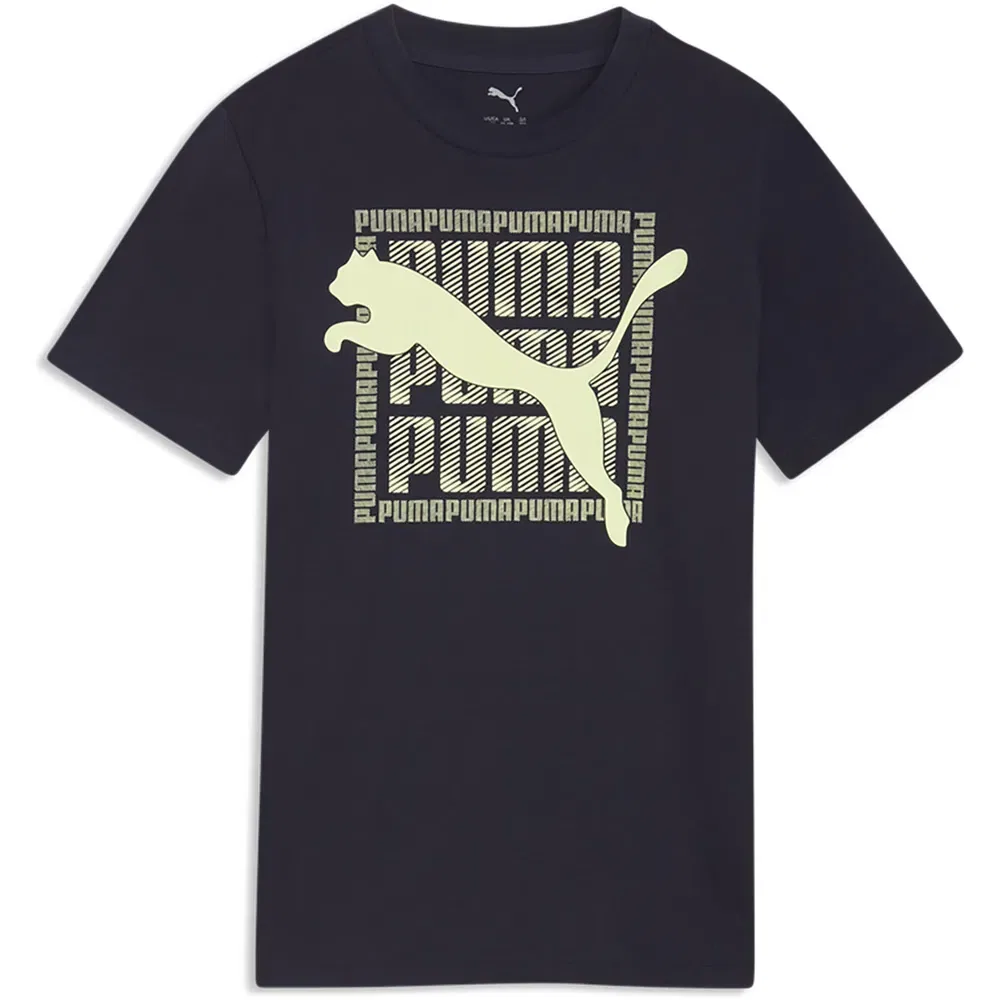 Футболка с коротким рукавом Graphic Cat Puma, синий