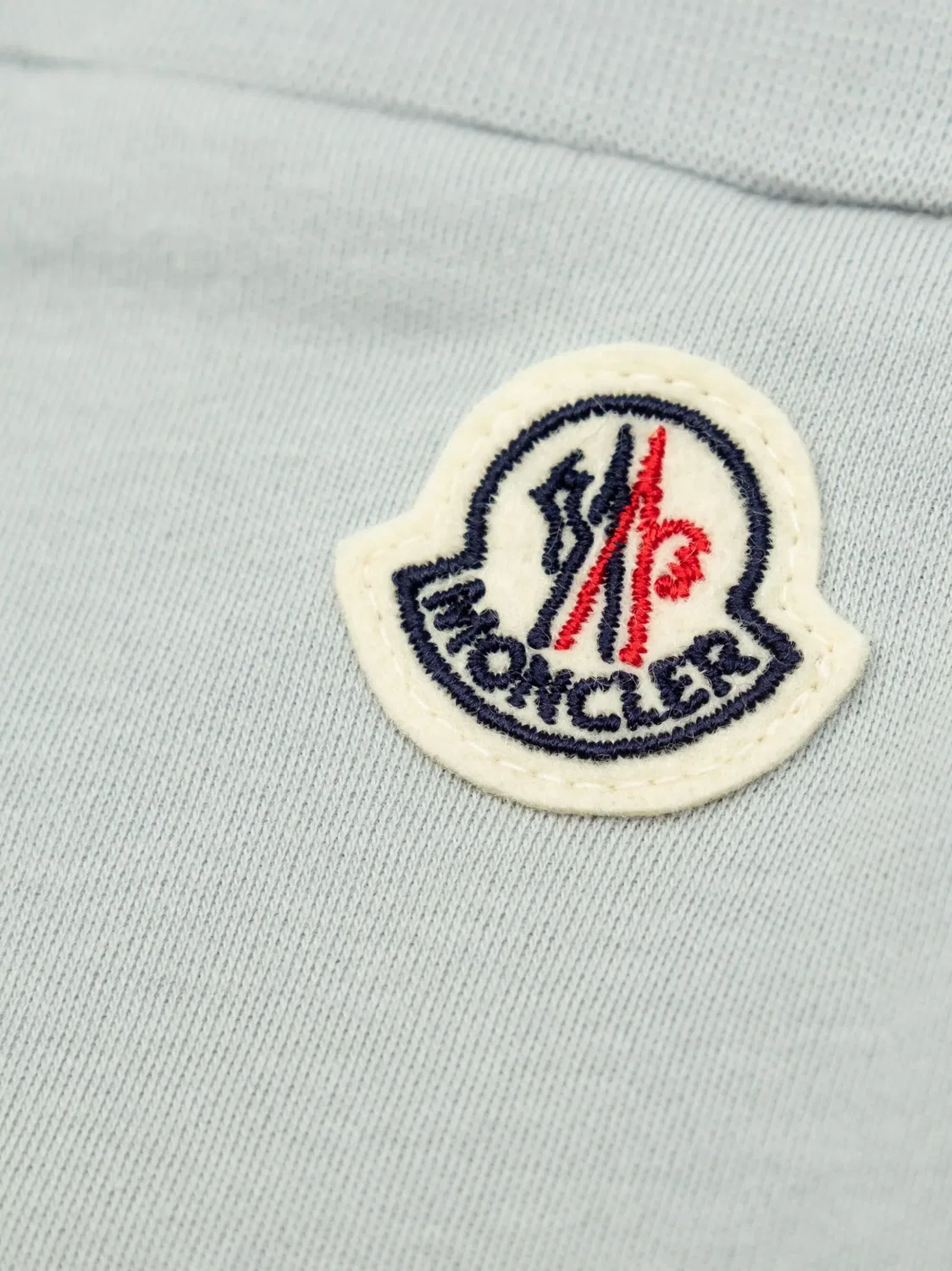 Комплект хлопковых шорт Moncler, белый — фото 2