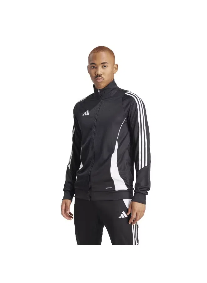 Куртка тренировочная с длинным рукавом Tiro24 Adidas, черный — фото 4